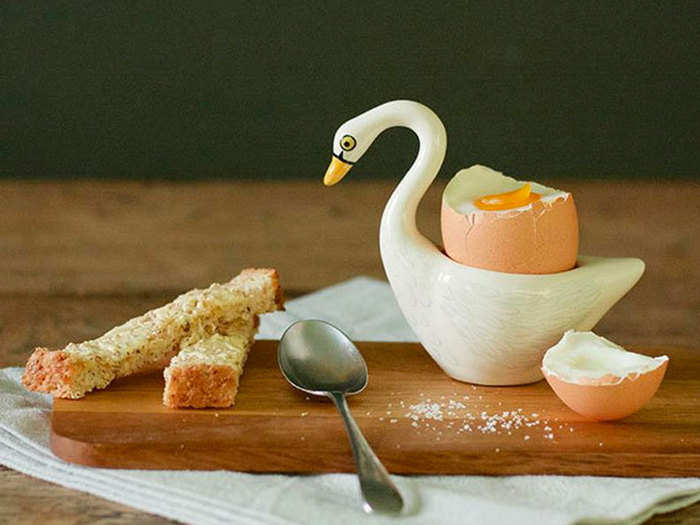 An adorable egg cup