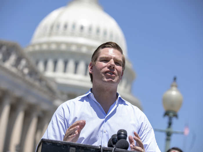 "It sounds like the report suggests the President obstructed justice, but Barr excused him of that because the President was frustrated by the critical coverage he was receiving from the press. That’s not a temperament worthy of the President of the United States. Anger cannot be a defense for a President defying the rule of law," said California Rep. Eric Swalwell.