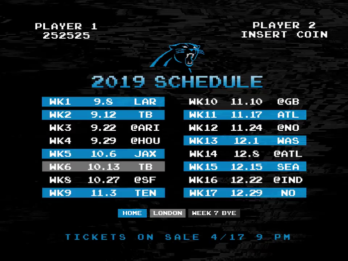 The NFL Season will officially kick-off on September 5; tickets for the Panthers are available now.