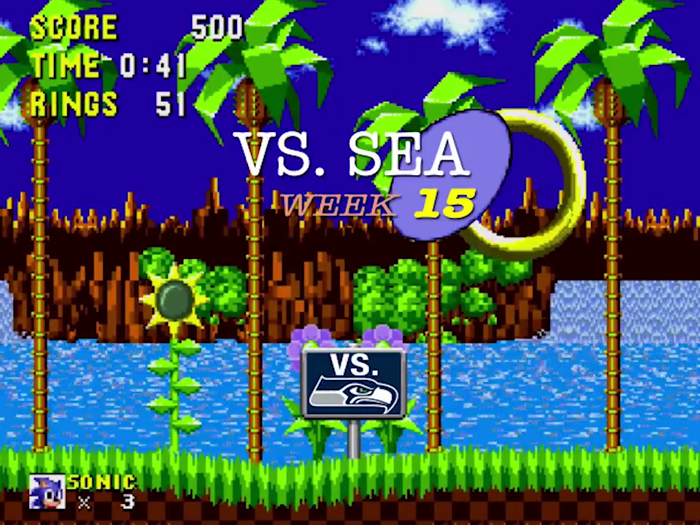 Week 15: "Sonic the Hedgehog" versus the Seattle Seahawks