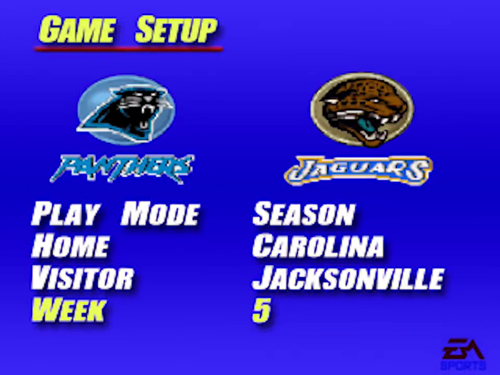 Week 5: "Madden NFL" versus the Jacksonville Jaguars