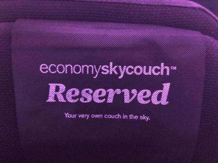 The nicest thing about the Skycouch? You won