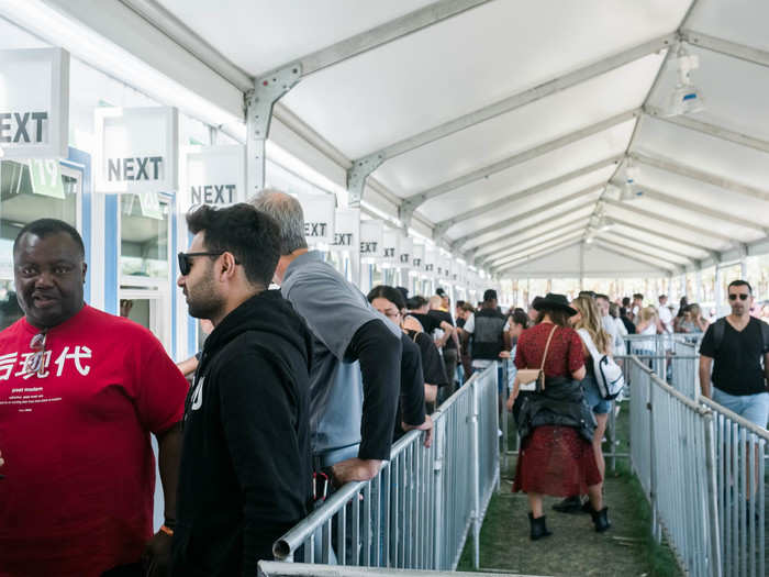 Before I could go to the festival, however, I had to stop in Indian Wells, a town near Indio, where attendees pick up their Coachella wristbands. The lines moved quickly, but it was still a pain to have to go to a separate town just to get my wristband.