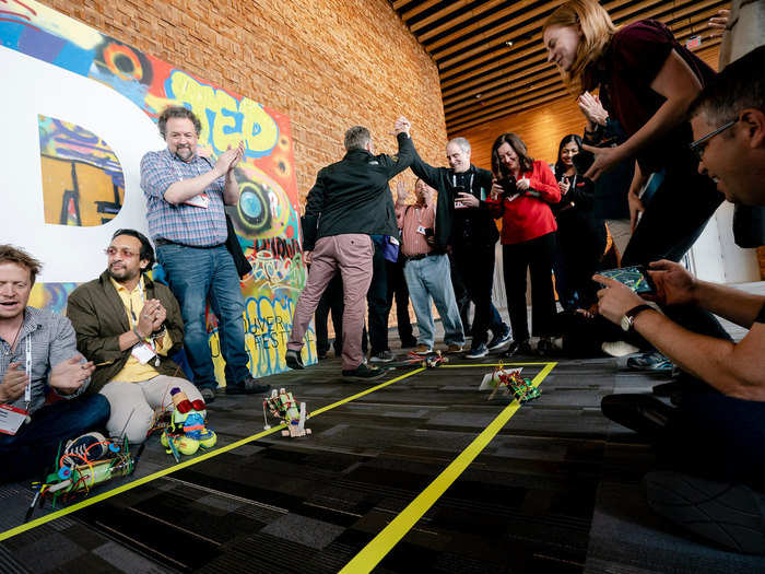 On Wednesday, TEDsters geeked out over a competition to create your own "sh--ty robot."