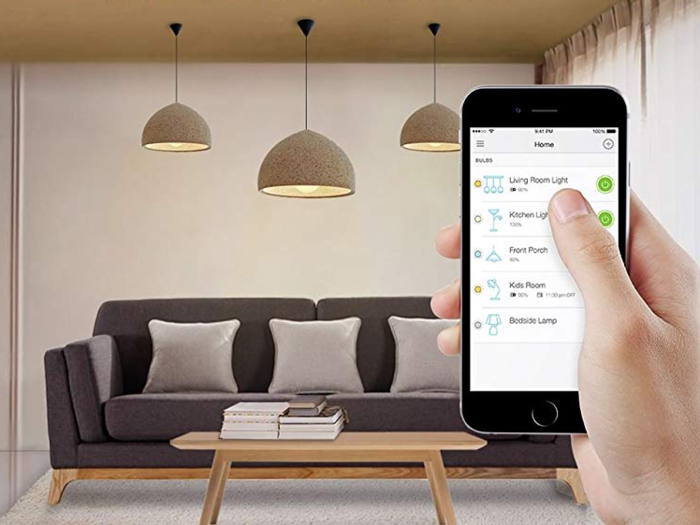 Smart light bulbs that connect to Amazon Alexa and Google Home