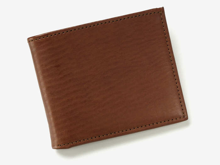 RFID Vachetta Executive Bifold Wallet