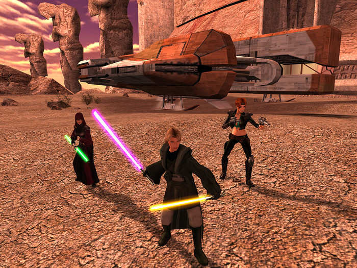 3) "Star Wars Knights of the Old Republic II - The Sith Lords" (2004)