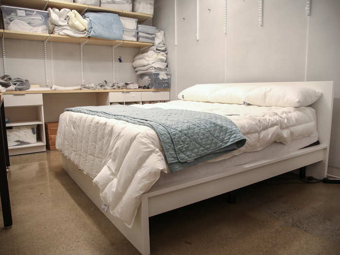 Being in the business of sleep has also led Casper into making its own bedding — sheets, duvets, mattress protectors, and even, quilts. But like all products, these textiles must be heavily tested.