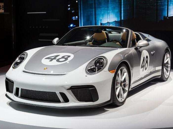 Porsche brought out a mean-looking 911 Speedster.