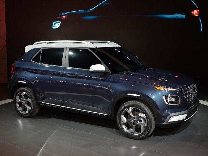 While the new Hyundai Venue subcompact crossover made its world debut.