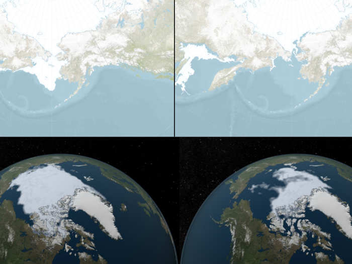 Sea ice is at record lows