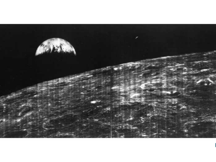 The first image of Earth by NASA