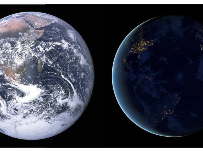 The Blue Marble (and the Black Marble)