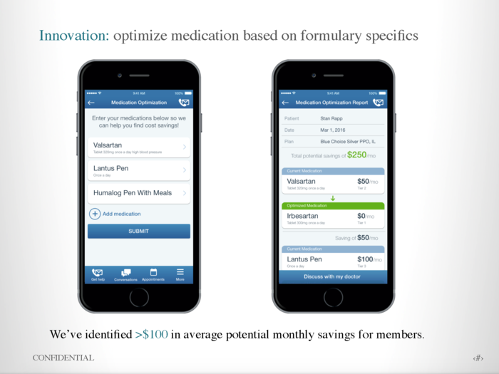 HealthJoy connects users with services like price-comparison tools for prescription medications.