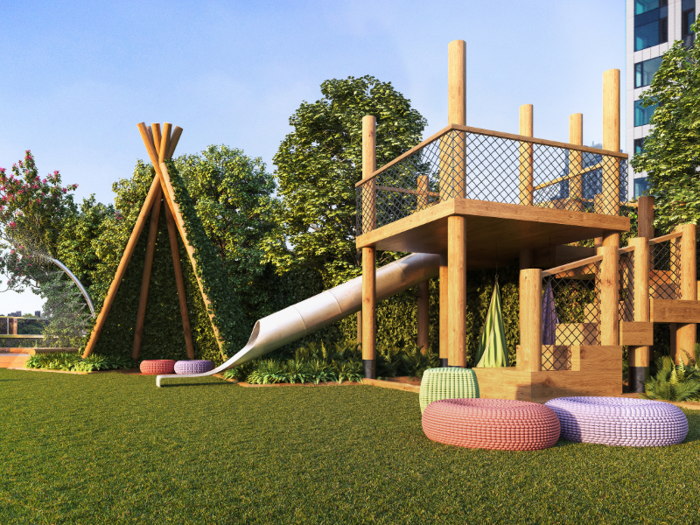 "Forest adventure" playground