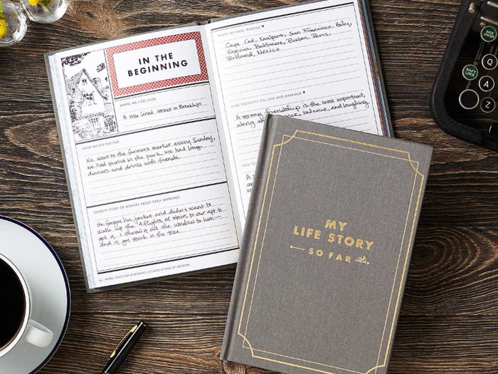 A journal to record her life story