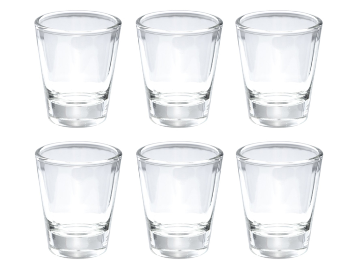 A set of shot glasses