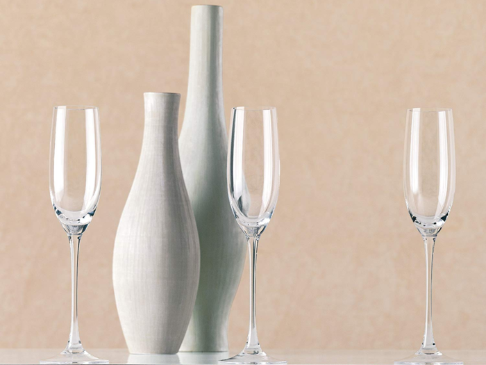 A set of Champagne flutes