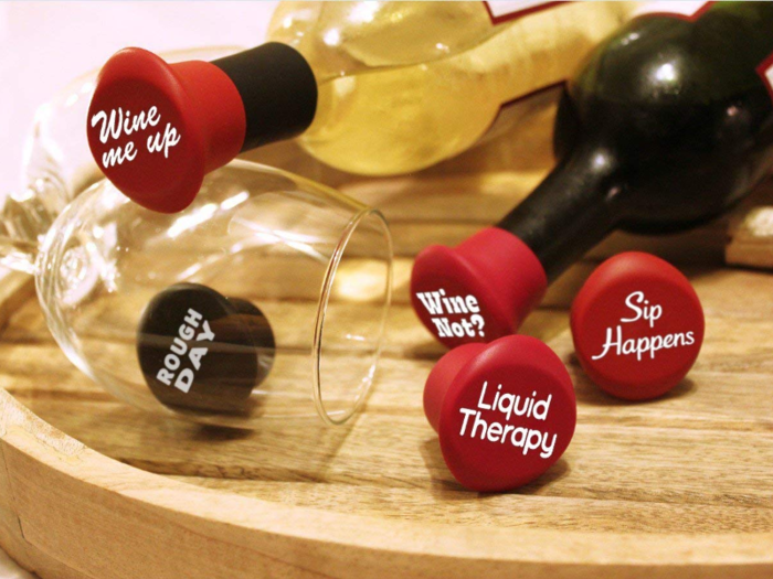 A wine bottle stopper