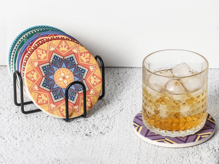 A coaster holder