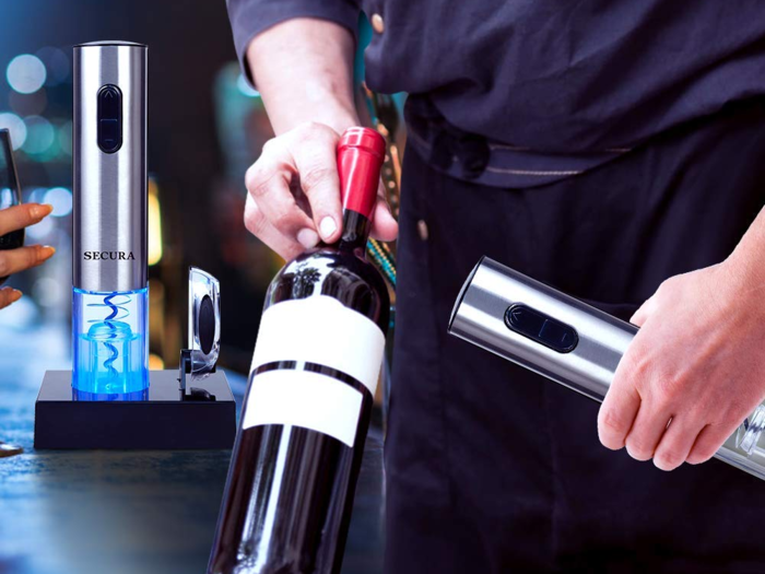 An electric wine opener