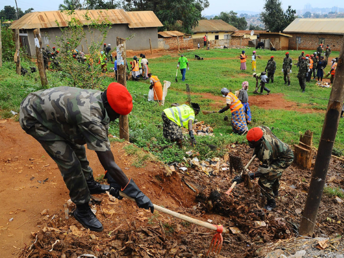 Part of the reason that some Ugandans are so fit is simple: They have to be to get through the work day.