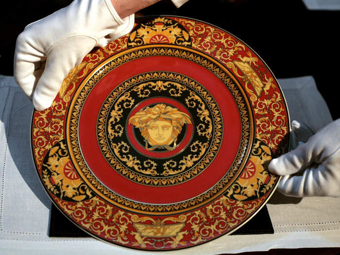 Little by little, Versace became more of a lifestyle brand, selling everything from bedsheets to tableware.