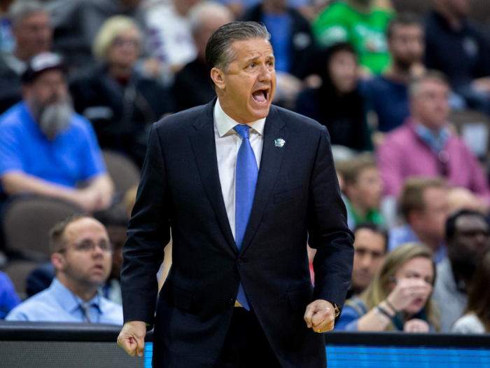 Calipari, 60, is in his 11th season with Kentucky and has a lifetime deal.