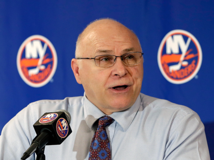 Trotz is now 56, in his first year with the New York Islanders.