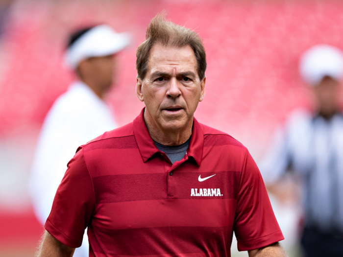 Now 67, Saban has become a legendary coach at Alabama over the last 12 years.