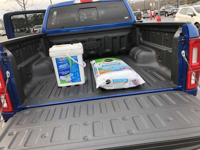 I actually used the Ranger to make a run to Costco for a few supplies ...