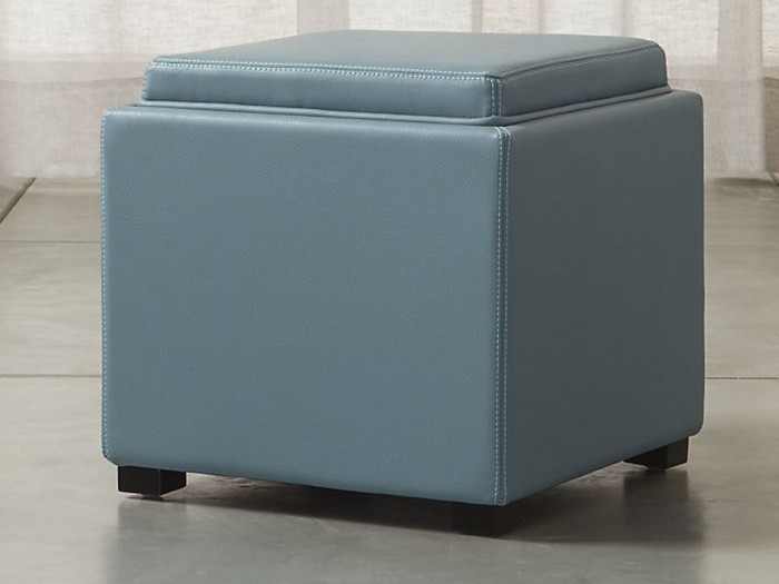 The best leather ottoman