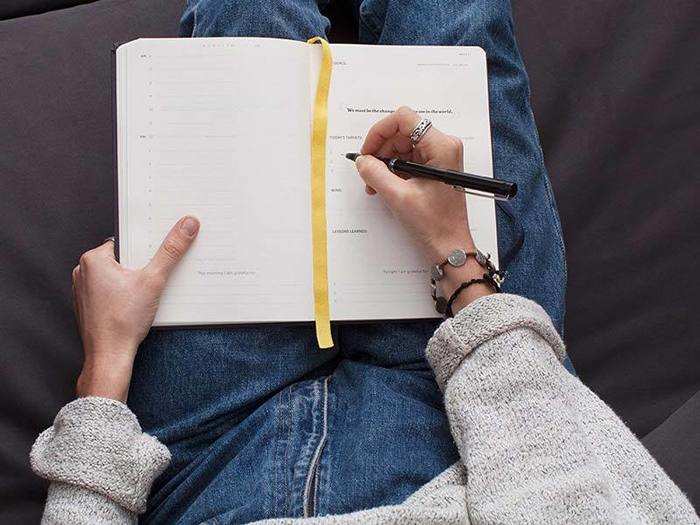 The Best Self Co. Journal that helps make her 10-year plan tangible