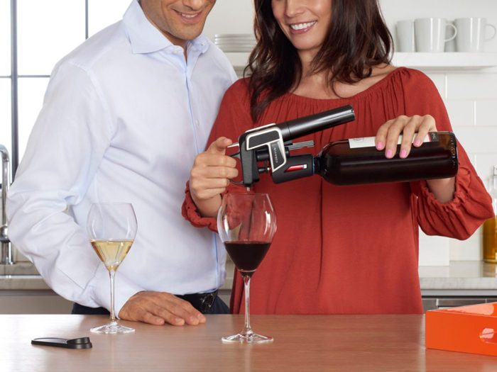 A new gadget that lets them preserve wine for years by never technically uncorking it