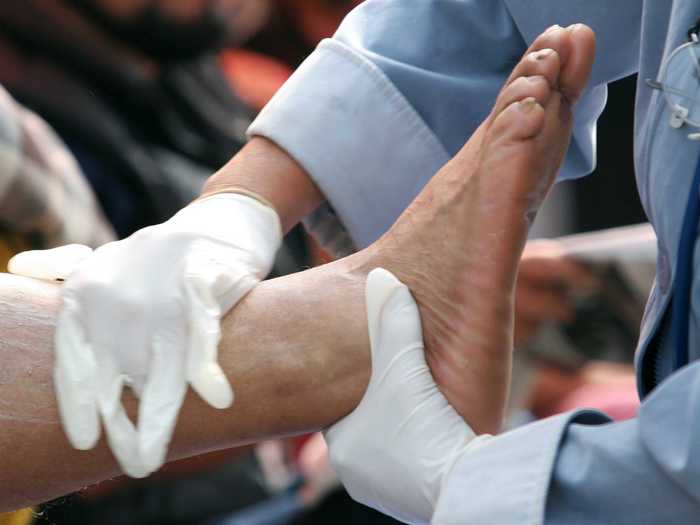 Podiatrists make an average of $139,070 a year