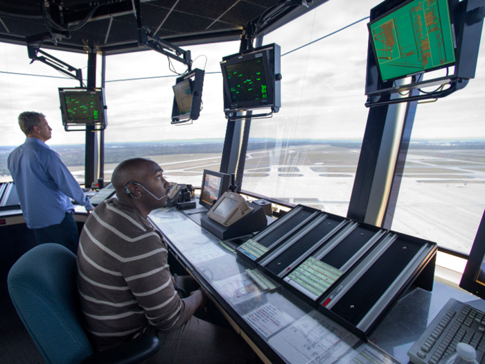 Air Traffic Controllers make an average of $133,260 a year