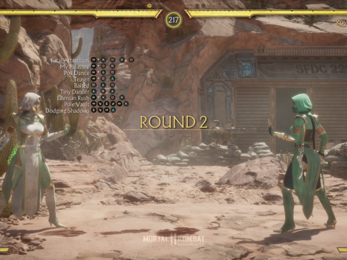 Each character in "Mortal Kombat 11" has a range of combo strings and special moves that require specific commands. Luckily, "MK11" lets you tag the inputs and keep them on the screen so you can learn while you play.