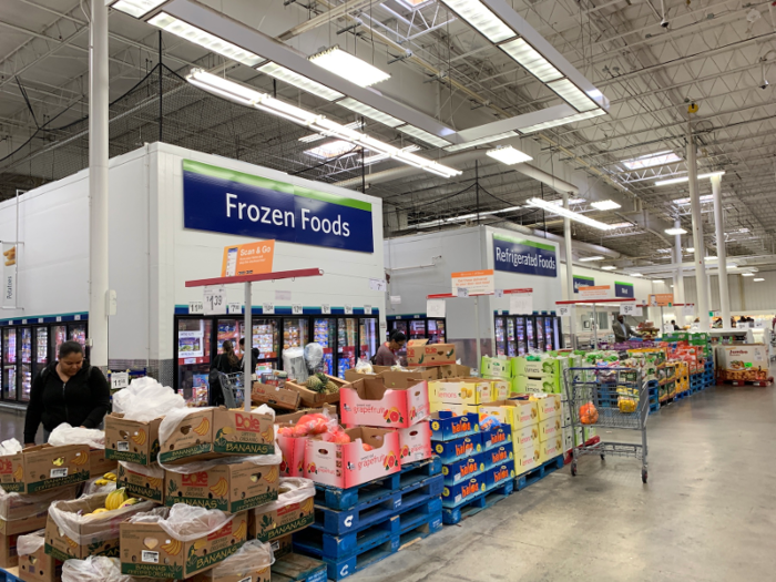 Next up were the frozen and refrigerated foods sections.