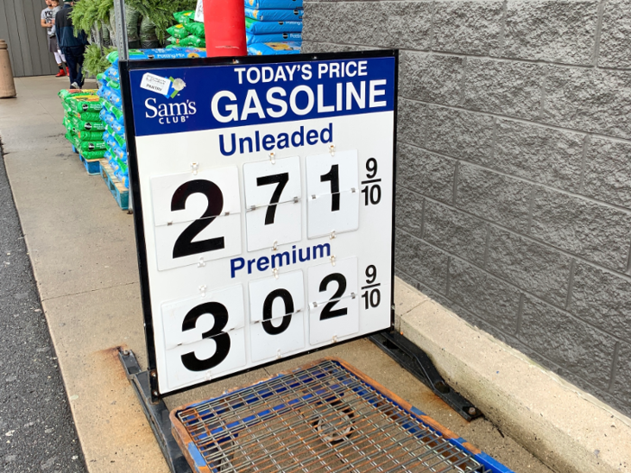 The gas prices were definitely on the cheaper end too, averaging several cents lower per gallon than at other stations we passed on the way down.