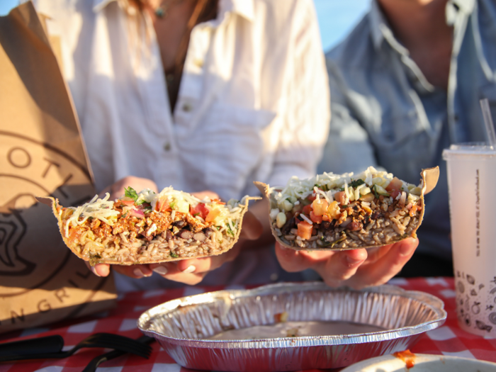 The vegan bowl came with sofritas, the chain