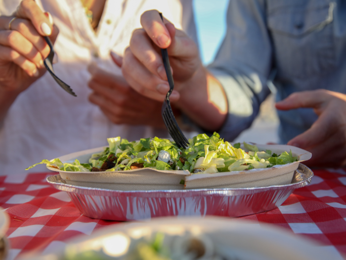 Since there were two protein portions, the cost came out to $12.90. At eye level, the bowl was visibly bursting with ingredients, more so than the others given its extra portions.