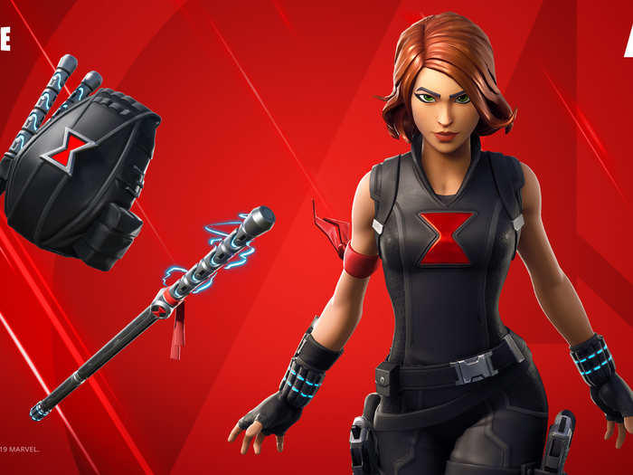 "Fortnite" has also added a new Black Widow outfit.