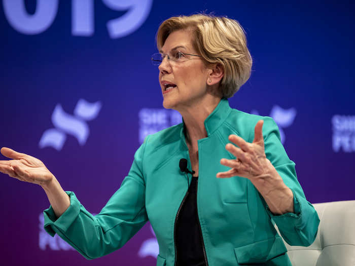 Sen. Elizabeth Warren is currently 69. She would be 71 years and 212 days upon taking office in 2021.