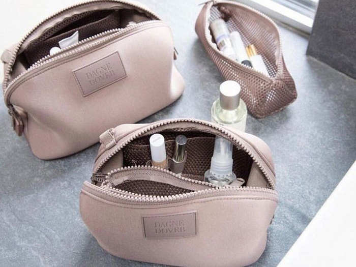 A toiletry bag for grooming tools and makeup