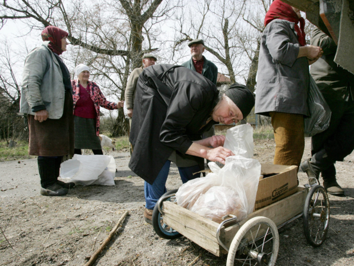 People living in the contaminated zone have other ways to be resourceful as well.