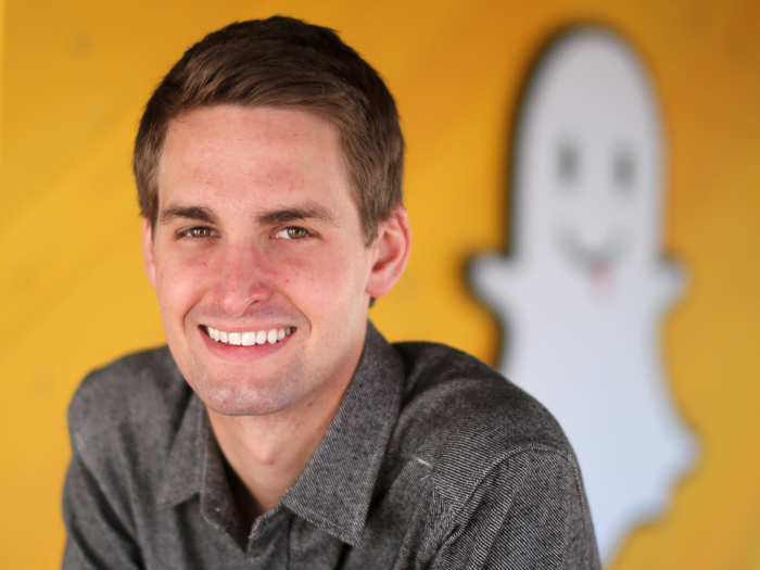 Snapchat founder Evan Spiegel — Age 22