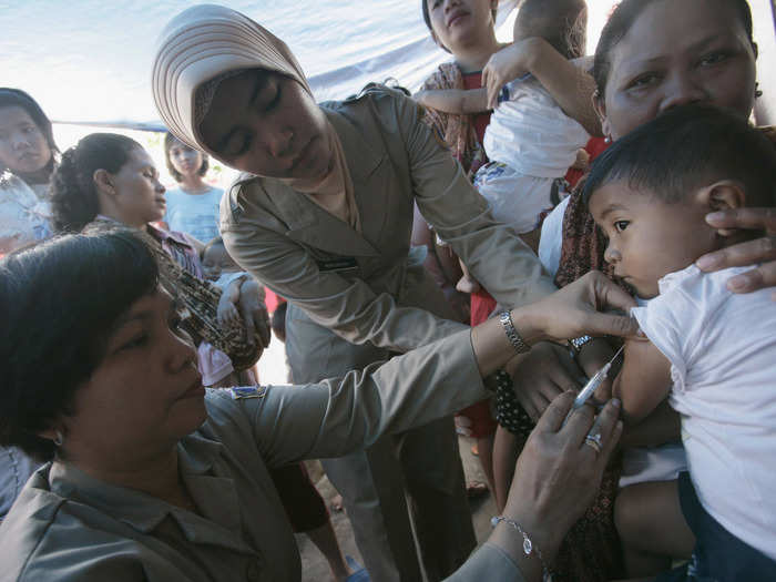 "The best solution to an infectious disease problem is a vaccine," Dr. Amesh Adalja at the Johns Hopkins Center for Health Security told Business Insider. "The only disease ever eradicated from the planet? It