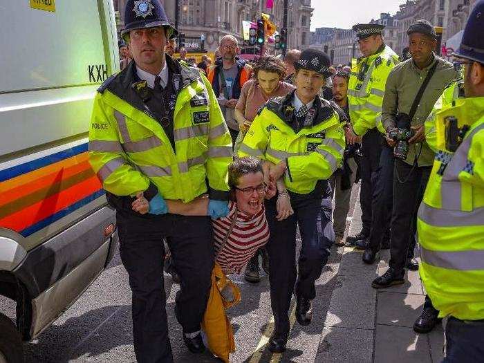 Earlier this month, Extinction Rebellion activists from Los Angeles to London were arrested for shutting down traffic on busy streets and gluing themselves to trains, buses, and public landmarks.