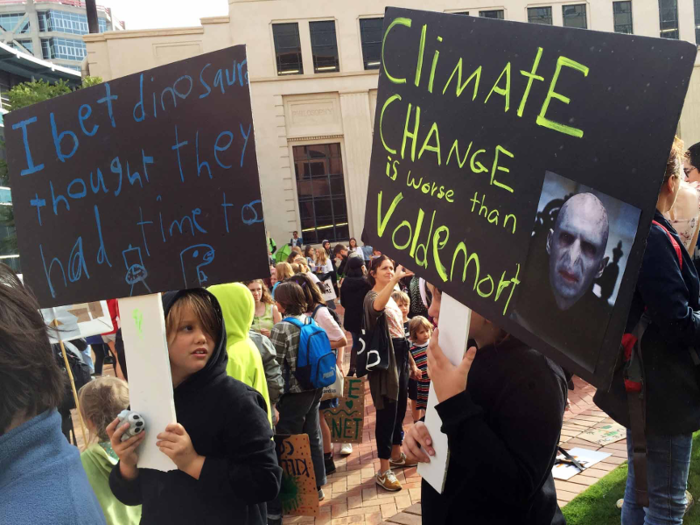 Students walked out in Wellington, New Zealand; Rome, Italy; Zurich, Switzerland; Seoul, South Korea; Delhi, India; Cape Town, South Africa; and Quezon City, Philippines, to name just a few cities.