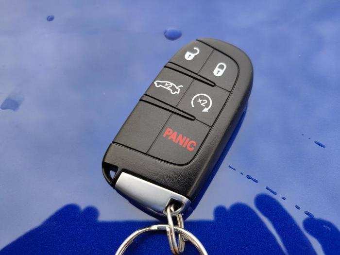 The key fob gives you access the 300